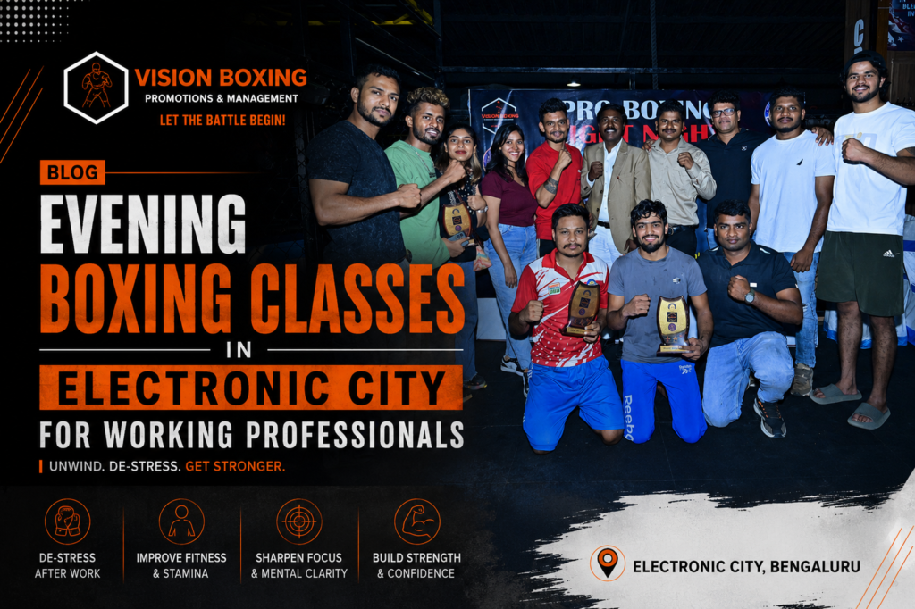 Boxing gym near Electronic City on Hosur Road in Singasandra